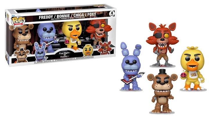 Пак Фігурок FUNKO POP! 5 Ночей у Фредді Five Nights at Freddy’s 4-Pack 137mm 95660 - зображення 5