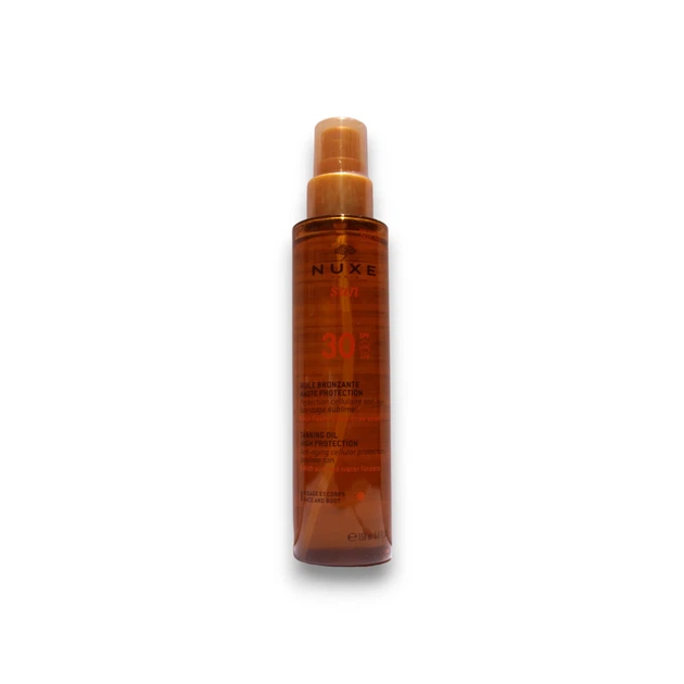 Масло для загара NUXE Sun SPF 30, 150 мл - Фото 1 Масло для загара NUXE Sun SPF 30, 150 мл - изображение 1