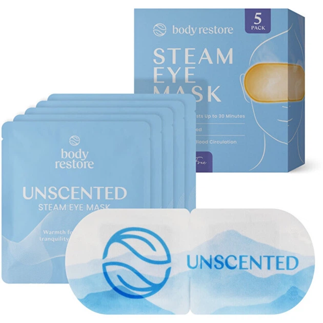 Саморазогревающаяся расслабляющая маска для области вокруг глаз Body Restore Steam Eye Mask - Фото 1 Саморазогревающаяся расслабляющая маска для области вокруг глаз Body Restore Steam Eye Mask - изображение 1
