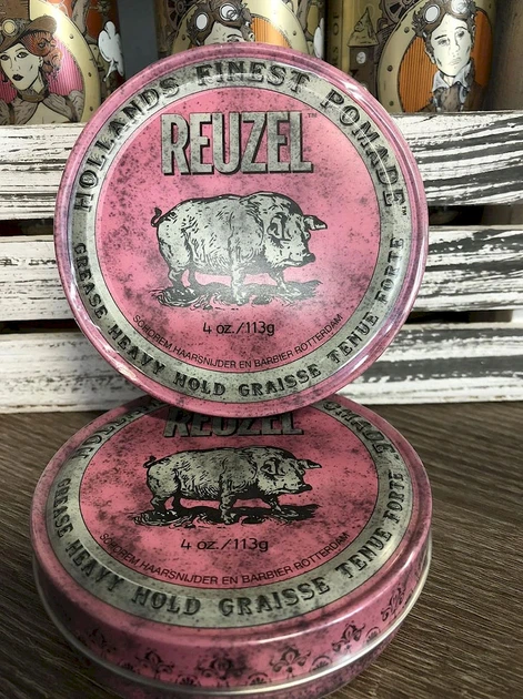 Помада для укладки волос Reuzel Pink Grease Heavy Hold, 113 г - изображение 3