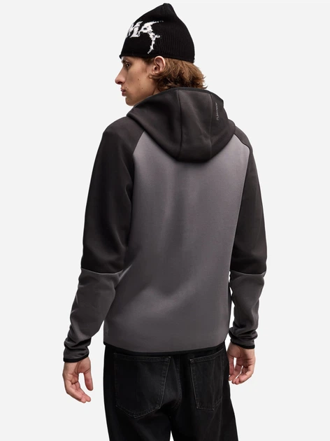 Толстовка на молнии мужская Puma Pumatech Full-Zip Hoodie 693951-34 S Черно-серая (4070033545232) - Фото 2 Толстовка на молнии мужская Puma Pumatech Full-Zip Hoodie 693951-34 S Черно-серая (4070033545232) - изображение 2