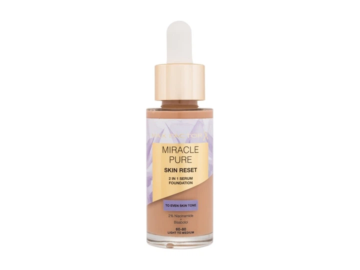 Тональна сироватка для обличчя Max Factor Miracle Pure Skin Reset 2in1, 30 мл - Фото 2 Тональна сироватка для обличчя Max Factor Miracle Pure Skin Reset 2in1, 30 мл - зображення 2