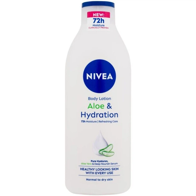 Легкий лосьйон для тіла Nivea Aloe Hydration, 400 мл - Фото 1 Легкий лосьйон для тіла Nivea Aloe Hydration, 400 мл - зображення 1