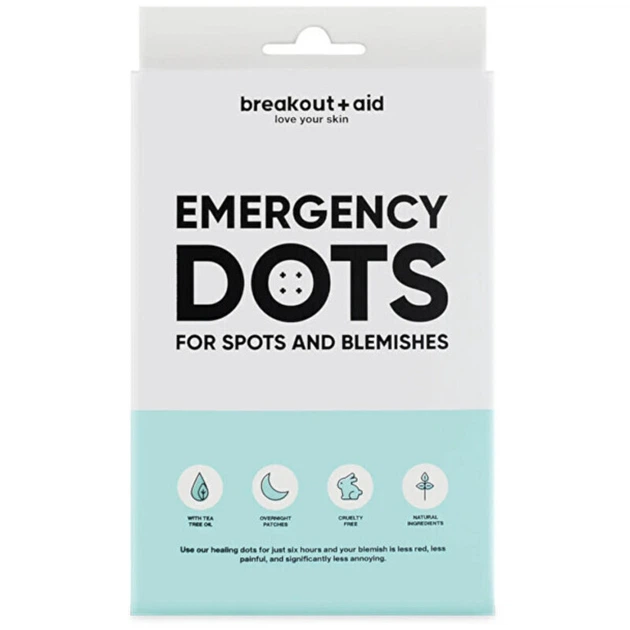 Патчи для чувствительной кожи, склонной к акне Breakout+aid Emergency Dots - Фото 1 Патчи для чувствительной кожи, склонной к акне Breakout+aid Emergency Dots - изображение 1