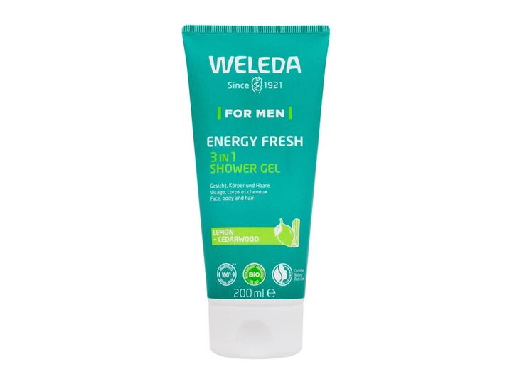 Гель для душа 3 в 1 Weleda Men Energy Fresh, 200 мл - Фото 2 Гель для душа 3 в 1 Weleda Men Energy Fresh, 200 мл - изображение 2