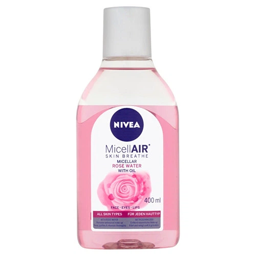 Двофазна міцелярна вода Nivea Micellar Rose Water, 400 мл - Фото 2 Двофазна міцелярна вода Nivea Micellar Rose Water, 400 мл - зображення 2