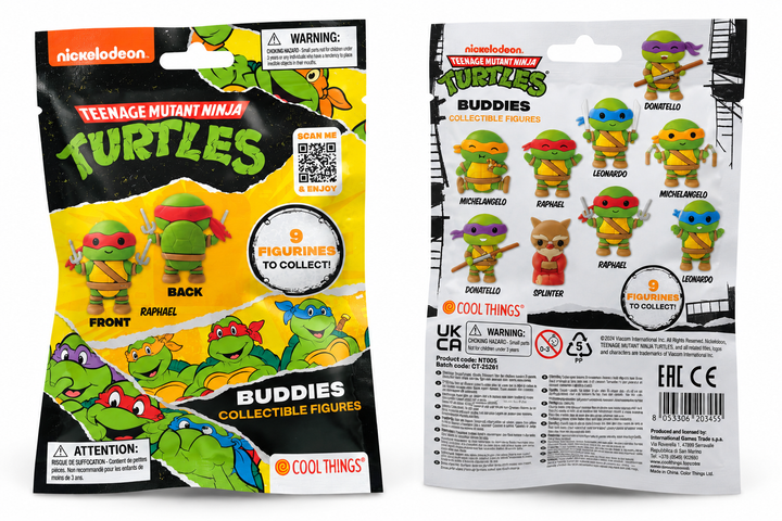Коллекционная фигурка Черепашки-ниндзя Nickelodeon Teenage Mutant Ninja Turtles Buddies Collectible Figures - Фото 2 Коллекционная фигурка Черепашки-ниндзя Nickelodeon Teenage Mutant Ninja Turtles Buddies Collectible Figures - изображение 2