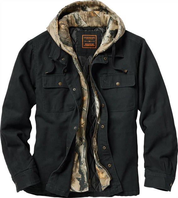 Чоловіча куртка Legendary Whitetails Buck Commander Hunter’s Edge Чорна (Розмір 2XL) - Фото 1 Чоловіча куртка Legendary Whitetails Buck Commander Hunter’s Edge Чорна (Розмір 2XL) - зображення 1