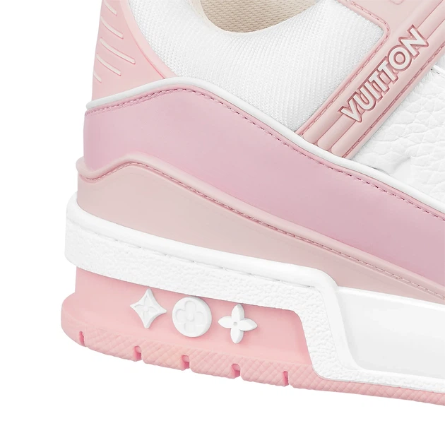 Кросівки Louis Vuitton Trainer Sneaker LV Pink White 38 - изображение 7