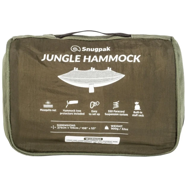 Гамак Snugpak Jungle Hammock Olive - Фото 3 Гамак Snugpak Jungle Hammock Olive - изображение 3