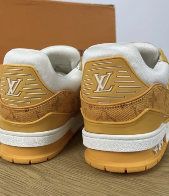 Кросівки Louis Vuitton Trainer Yellow Monogram 44 - Фото 9 Кросівки Louis Vuitton Trainer Yellow Monogram 44 - изображение 9