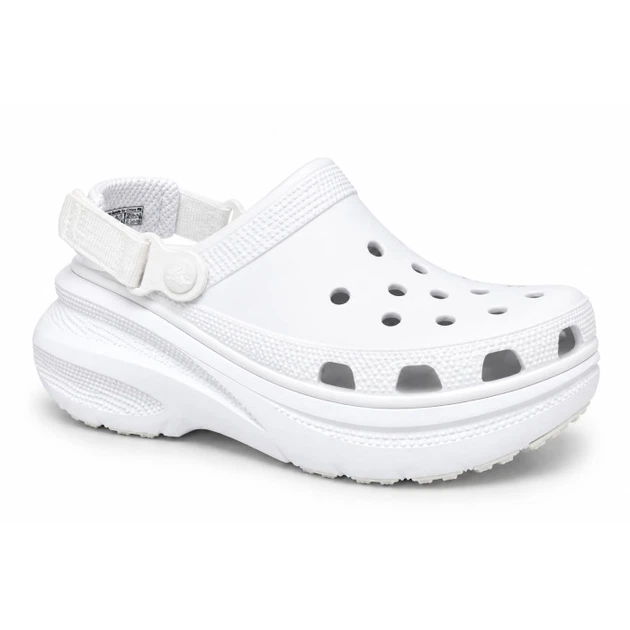Крокси на платформі Crocs New Crush move clog white 38 (EU 38-39) білі - Фото 1 Крокси на платформі Crocs New Crush move clog white 38 (EU 38-39) білі - изображение 1