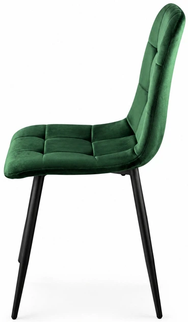 Стілець/крісло на кухню PM-003 Perfect Home Темно-зелений Польща Sic Velluto 10 Dark Green - зображення 3