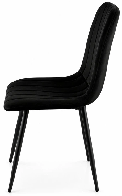 Стул/кресло на кухню PM-005 Perfect Home Черный Польша Sic Velluto 20 Black - изображение 3