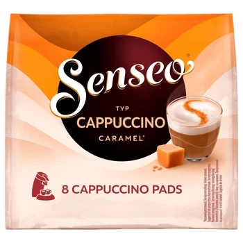 Кава в чалдах Senseo Cappuccino Caramel 8 порцій (Philips Senseo, 62 мм) - Фото 1 Кава в чалдах Senseo Cappuccino Caramel 8 порцій (Philips Senseo, 62 мм) - зображення 1