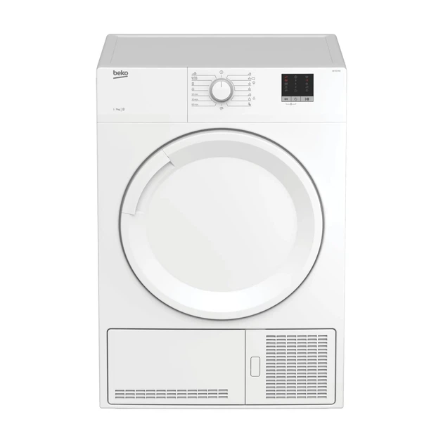 Сушильный аппарат Beko конденсационный, 7 кг, класс B, 54 см, белый - изображение 2