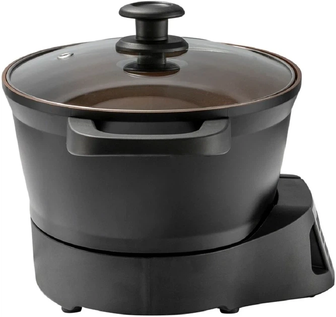 Мультиварка Russell Hobbs GoodToGo, 1000Вт, об'єм 6.5л, електронне управління, знімна кришка, керамічне покриття, чорного кольору. - зображення 4
