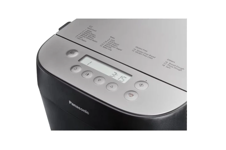 Хлебопечка Panasonic 700Вт, 18 программ, макс вес 1 кг, круглая форма, пластиковый корпус, черный цвет - изображение 4