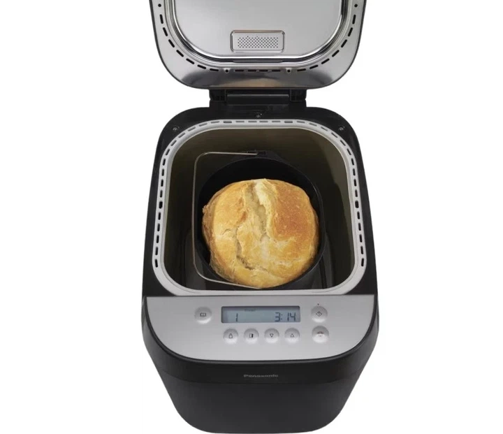 Хлебопечка Panasonic 700Вт, 18 программ, макс вес 1 кг, круглая форма, пластиковый корпус, черный цвет - изображение 7