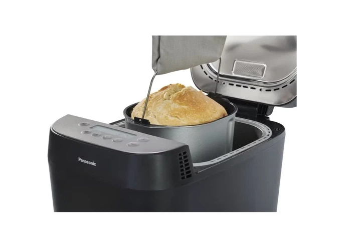 Хлебопечка Panasonic 700Вт, 18 программ, макс вес 1 кг, круглая форма, пластиковый корпус, черный цвет - изображение 8