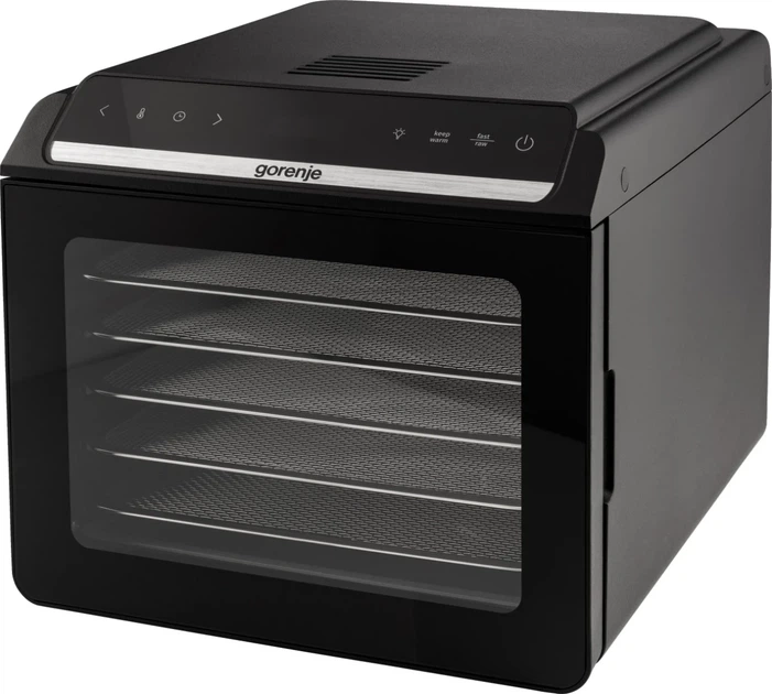 Сушилка для продуктов Gorenje FDK600DB 580Вт 6 поддонов 25см черная пластик+металл - изображение 2