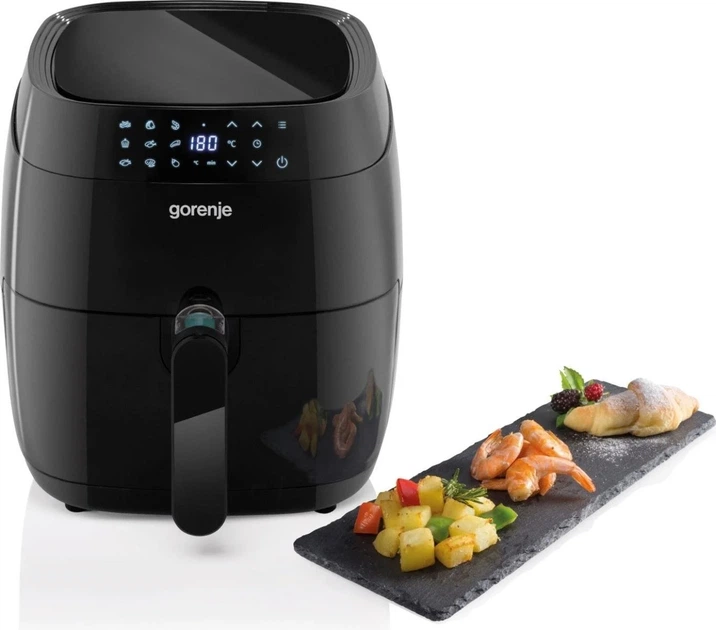 Мультикухонний прилад Gorenje 1400Вт, ємність 3.5л, сенсорне керування, 9 автоматичних програм, пластиковий корпус, чорний колір. - зображення 5