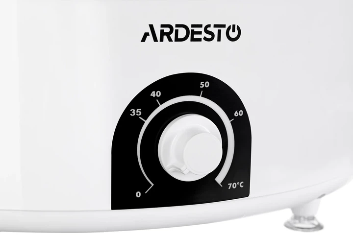 Сушильный аппарат для продуктов ARDESTO FDB-5385, мощность 520Вт, поддоны 5x4см, диаметр 38,5см, максимальная температура 70°C, регулируемая температура, пластиковый корпус - изображение 9
