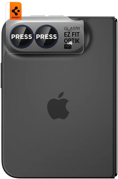 Захисне скло Spigen Optik Pro GLAS.TR ”EZ FIT” 2-pack для Apple iPhone Duo Night Sky (8800337251401) - зображення 2