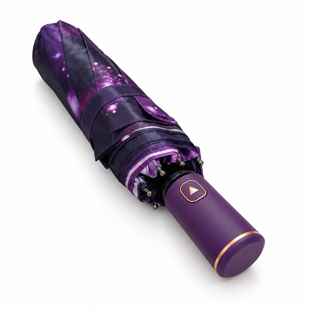 Женский зонт полуавтомат Три Слона 34037 VIOLET Satin, Фиолетовый - изображение 10