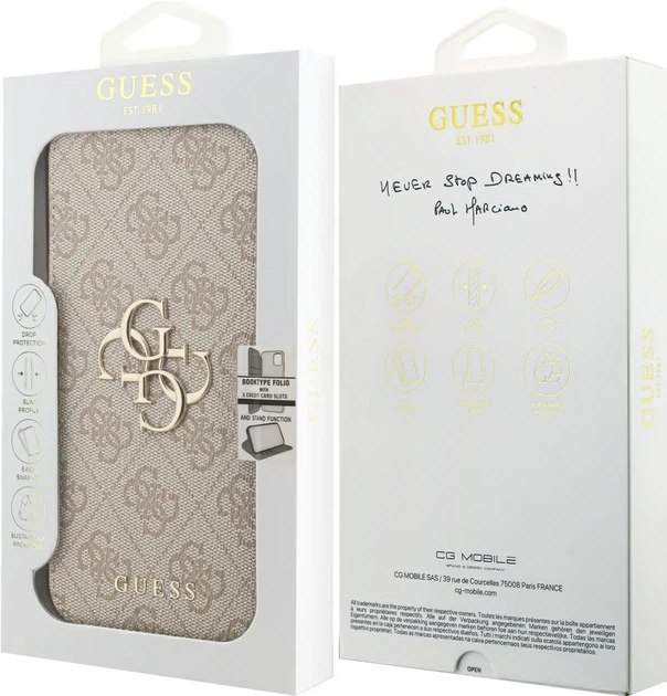 Чохол-книжка для смартфона Guess Book 4G Metal Logo для Apple iPhone 18 Pro Max / Apple iPhone 17 Pro Max Pink (3666339673666) - Фото 6 Чохол-книжка для смартфона Guess Book 4G Metal Logo для Apple iPhone 18 Pro Max / Apple iPhone 17 Pro Max Pink (3666339673666) - зображення 6