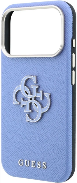 Чохол для смартфона Guess Grained & Big Resin Logo для Apple iPhone 18 Pro / Apple iPhone 17 Pro Blue (3666339655020) - Фото 5 Чохол для смартфона Guess Grained & Big Resin Logo для Apple iPhone 18 Pro / Apple iPhone 17 Pro Blue (3666339655020) - зображення 5