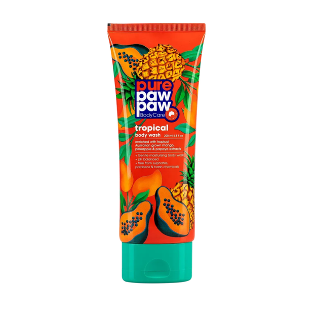 Гель для душа PURE PAW PAW Body Care Tropical Wash 200 мл - Фото 1 Гель для душа PURE PAW PAW Body Care Tropical Wash 200 мл - изображение 1