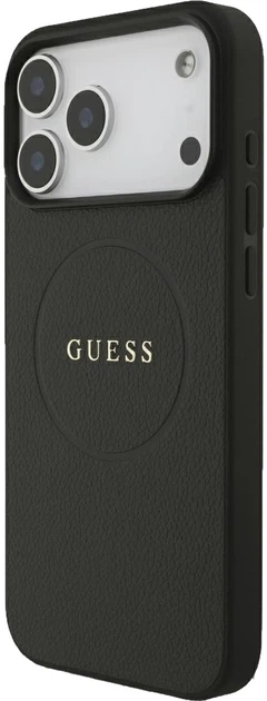 Чохол для смартфона Guess Grained Gold Ring MagSafe для Apple iPhone 18 Pro Max / Apple iPhone 17 Pro Max Black (3666339673543) - Фото 2 Чохол для смартфона Guess Grained Gold Ring MagSafe для Apple iPhone 18 Pro Max / Apple iPhone 17 Pro Max Black (3666339673543) - зображення 2