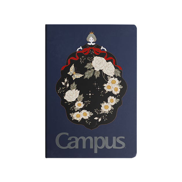 Зошит KOKUYO Campus Wireless Binding з твердою обкладинкою, 100 сторінок/8 мм у лінійку/синій для дівчаток, 1 книга, WCN-CHN3171 - Фото 4 Зошит KOKUYO Campus Wireless Binding з твердою обкладинкою, 100 сторінок/8 мм у лінійку/синій для дівчаток, 1 книга, WCN-CHN3171 - зображення 4