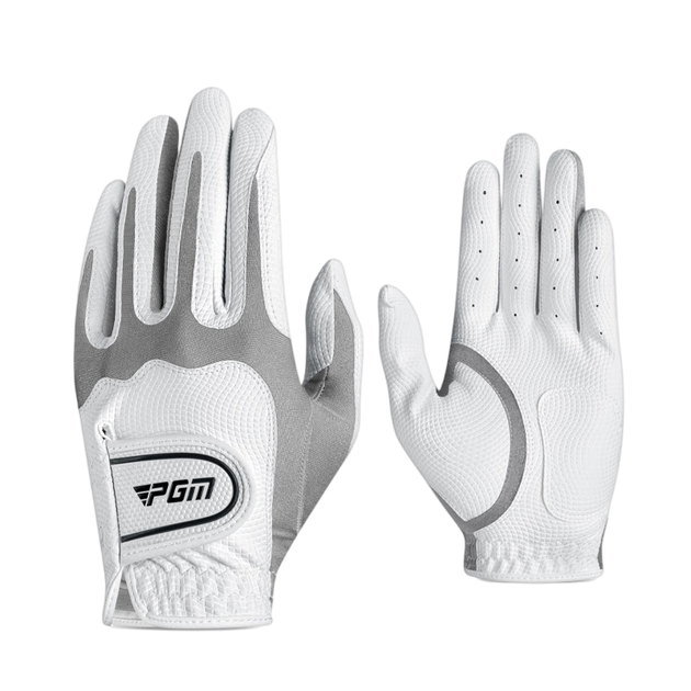 Мужские перчатки для гольфа PGM Super Stretch Magic Gloves, нескользящие, дышащие, летние, серебристые, для левой руки, размер L, 2 штуки. - Фото 4 Мужские перчатки для гольфа PGM Super Stretch Magic Gloves, нескользящие, дышащие, летние, серебристые, для левой руки, размер L, 2 штуки. - изображение 4