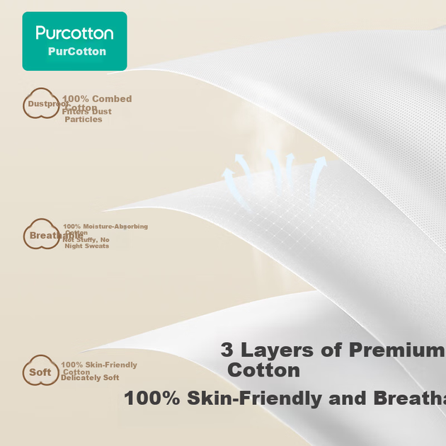 Одноразовий комплект постільної білизни PurCotton, спальний мішок 130x200 см, дорожній, необхідний, готельний, одноразовий простирадло, підодіяльник, наволочка, інтегрований дизайн - зображення 5