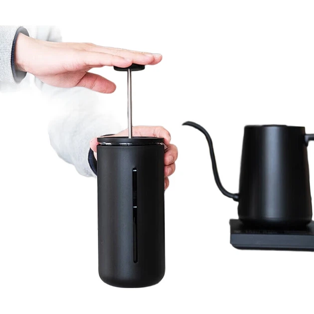 Кавоварка Timemore Small U French Press 450 мл, кава для розливу, скляна чашка з фільтром для кави, френч-прес - зображення 3