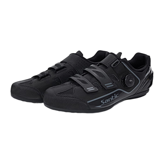 Велосипедные туфли Sendike All-Terrain без блокировки, повседневные шоссейные велосипедные туфли для мужчин [Caribbean 2.0], черные, размер 42 - изображение 4