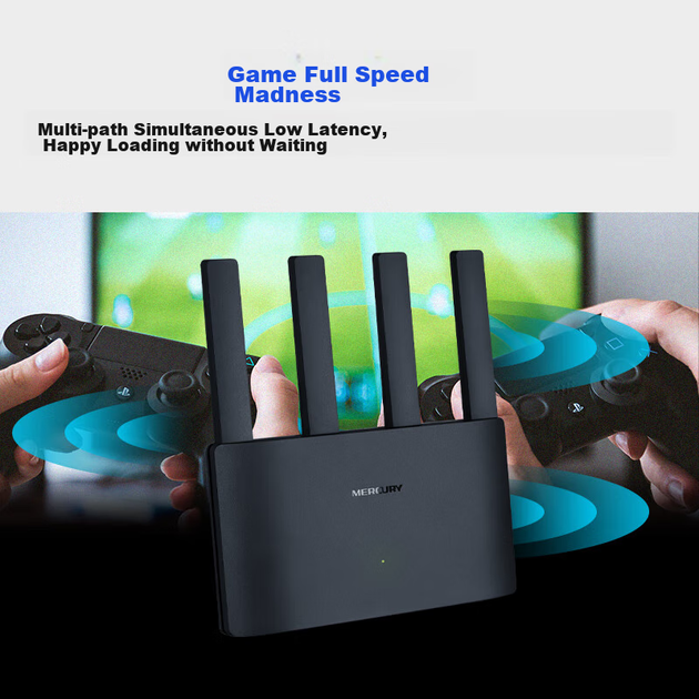 MERCURY AX3000 WiFi6 Двухгигабитный беспроводной маршрутизатор, высокоскоростной двухдиапазонный Wi-Fi 5G, проникающий сквозь стены, для игр, с поддержкой Mesh-сети и улучшением сигнала по всему дому A30G - изображение 9