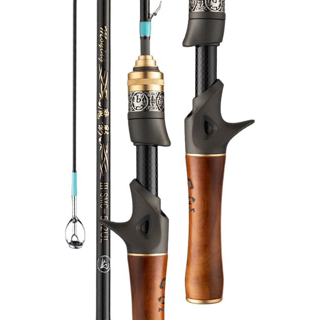 Спиннинговое удилище Liemoren Magic Shadow II 1,98 м, рукоятка типа «пистолет», сверхвысокого строя, комплект для ловли на приманки, удилище Baitiao, удочка для ловли на приманку, рыболовное удилище - изображение 4