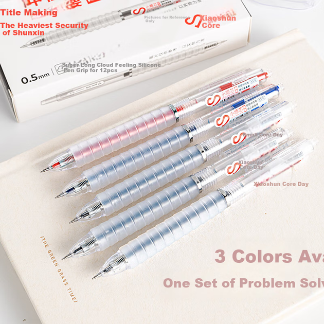 Гелевая ручка CHENQI STATIONERY с выдвижным стержнем и наконечником ST, ручка для экзаменов с удлиненной силиконовой рукояткой, черные чернила для экзаменов и студенческого использования, быстросохнущая кнопочная ручка JG-81/черная - Фото 9 Гелевая ручка CHENQI STATIONERY с выдвижным стержнем и наконечником ST, ручка для экзаменов с удлиненной силиконовой рукояткой, черные чернила для экзаменов и студенческого использования, быстросохнущая кнопочная ручка JG-81/черная - изображение 9