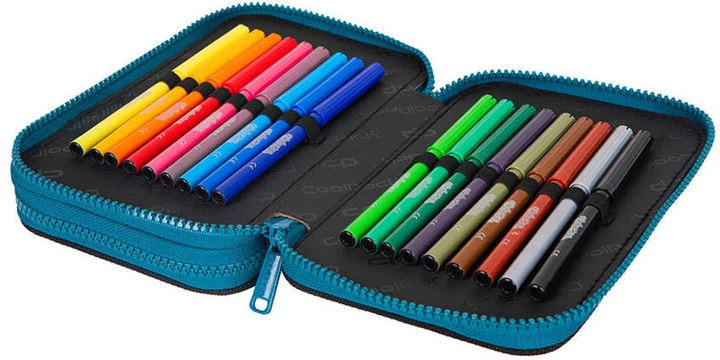 Piórnik z wyposażeniem CoolPack Jumper 2 Fossil 2 przegrody 35 elementów 19.5x12.5x5 cm (5903686326912) - Zdjęcie 3 Piórnik z wyposażeniem CoolPack Jumper 2 Fossil 2 przegrody 35 elementów 19.5x12.5x5 cm (5903686326912) - obraz 3