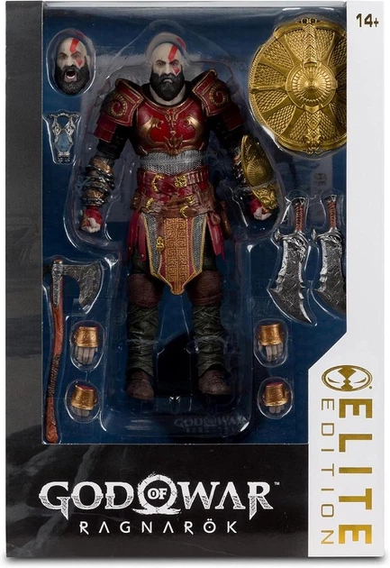 Фигурка Бог войны - Кратос God of War Ragnarok - Kratos (Ares Armor) Elite Deluxe Action Figure McFarlane Toys - Фото 4 Фигурка Бог войны - Кратос God of War Ragnarok - Kratos (Ares Armor) Elite Deluxe Action Figure McFarlane Toys - изображение 4