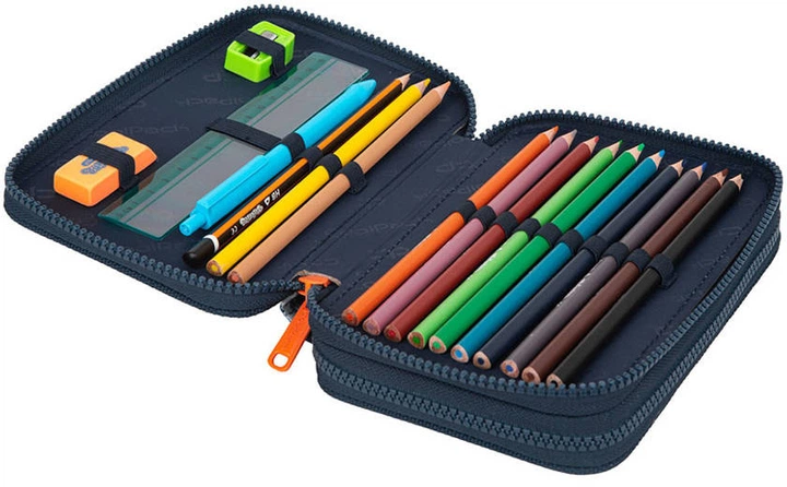 Пенал з наповненням CoolPack Jumper 2 Offroad 2 відділення 35 предметів 19.5x12.5x5 см (5903686324482) - Фото 2 Пенал з наповненням CoolPack Jumper 2 Offroad 2 відділення 35 предметів 19.5x12.5x5 см (5903686324482) - зображення 2