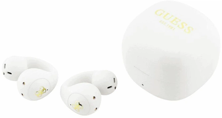 Навушники Guess Mini Classic OWS White (3666339625115) - Фото 1 Навушники Guess Mini Classic OWS White (3666339625115) - зображення 1