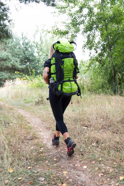 Рюкзак туристичний Springos 90 л CS0131 Black/Green - зображення 7