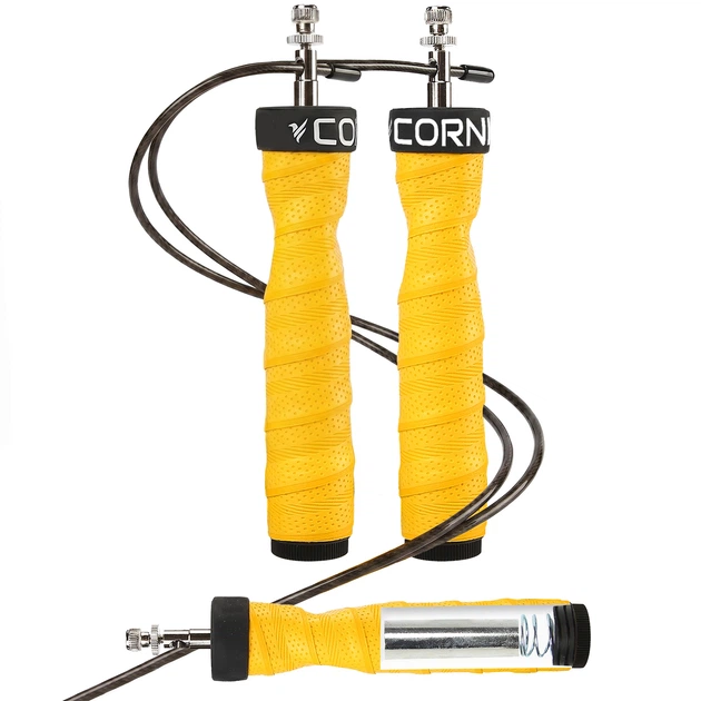 Скоростная скакалка для кроссфита Cornix Speed Rope Pro XR-0521 Yellow - Фото 7 Скоростная скакалка для кроссфита Cornix Speed Rope Pro XR-0521 Yellow - изображение 7