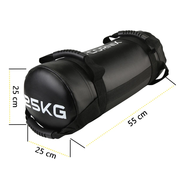 Мішок для кросфіту Cornix 25 кг тренувальний XR-0552 Black - зображення 9