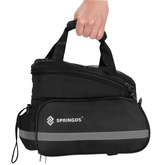 Велосипедная сумка-штаны Springos 8 л BA0091 Black - изображение 6