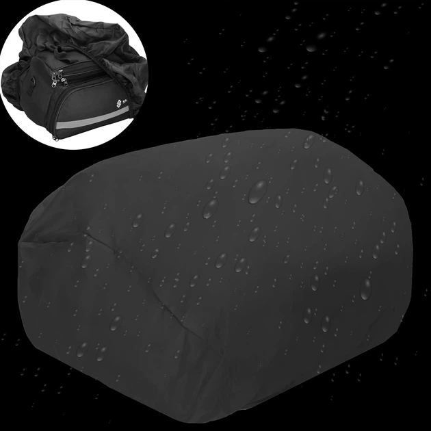 Велосипедная сумка-штаны Springos 8 л BA0091 Black - изображение 8